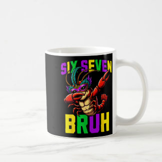 Six Seven Mardi Gras Bruh Dabbing Crawfish 67 Meme Kaffemugg