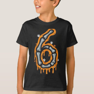 Six Seven Meme 6 7 Skelett Halloween Kostym Par T Shirt