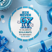 Six Seven Meme 7-årsdag | Roligt Trendigt