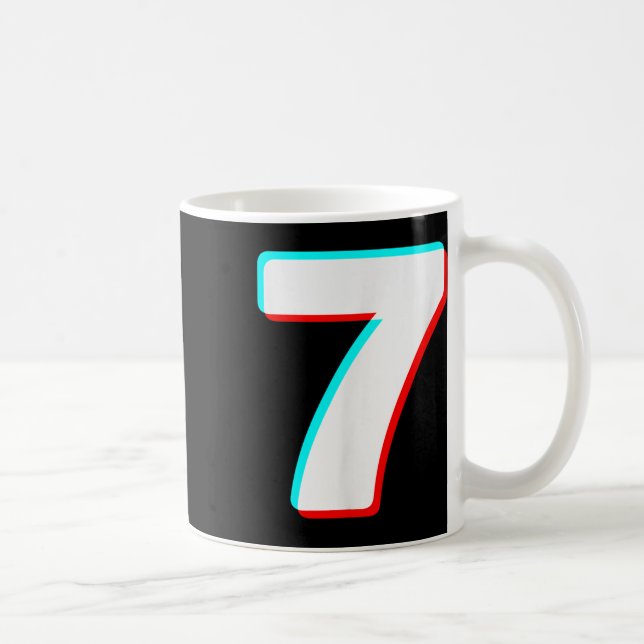 Six Seven Meme 7 Kostym Halloween Par Matchande Kaffemugg (Höger)
