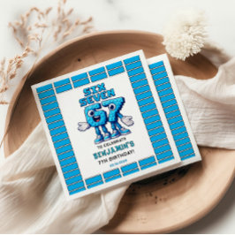 Six Seven Meme 7th Birthday | Funny Trendy Pappersservett