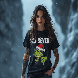 Six Seven Meme – Funny Mean Guy Noël Christmas T Shirt