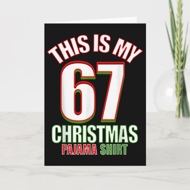 Six Seven Meme  Kort (Framsida)