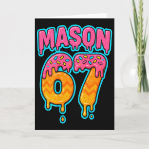 Six Seven Meme Mason 67 Glass Strömmande Roligt (p Kort