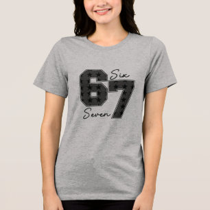 Six Seven Popkultur Vibe Grafik T Shirt