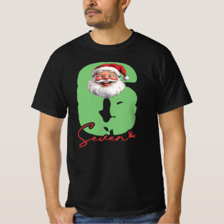 Six Seven Santa, Funny Matching T Shirt