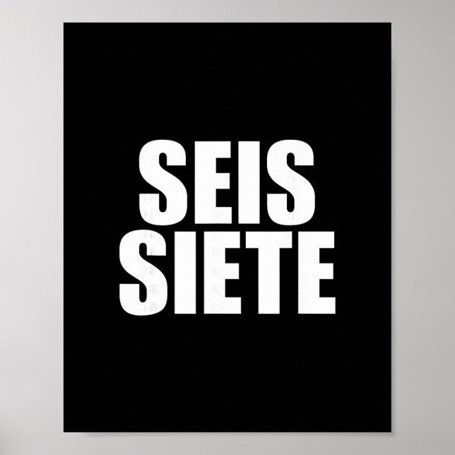 Six Seven Spanish  Poster (Framsidan)