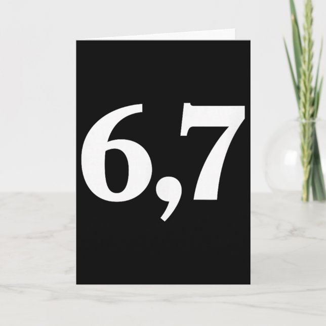 Six Seven Trending 67 Logo _2  Kort (Framsida)