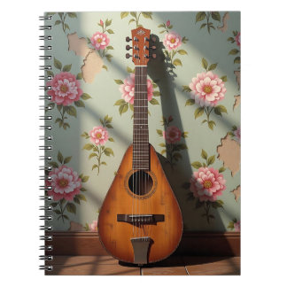Six-Stringed Dulcimer Vintage Rare Instrument Anteckningsbok