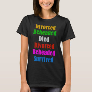 Six the Musical Skilda Halshuggna Dog T Shirt