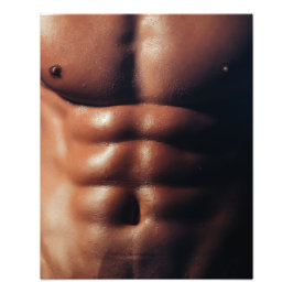 Sixpack Closeup Hett Guy Poster