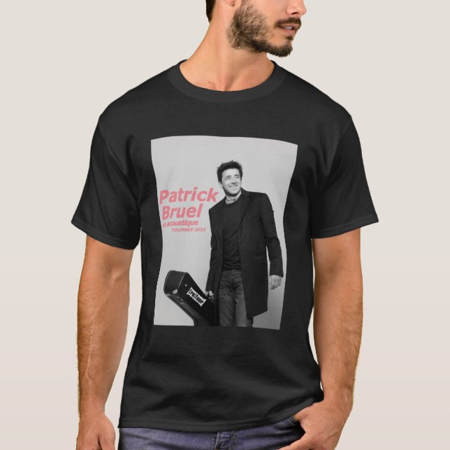 sixpatr patrick bruel TOURNEE ACOUSTIQUE T Shirt (Framsida)
