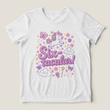 SIXtacular - 6e Birthday T-shirt För barn