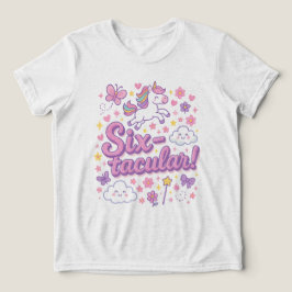 SIXtacular - 6e Birthday T-shirt För barn
