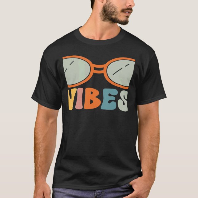 Sixth Grade Vibes 6th Grade Students  Parents  Tea T Shirt (Framsida)