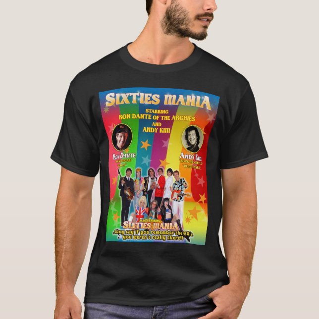 Sixtiesvanvett som Starring Ron Dante & Andy Kim T Shirt (Framsida)