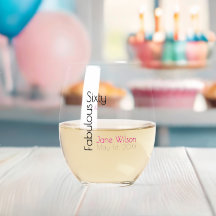 Sixty Fabulous Birthday Chic Pink & Black