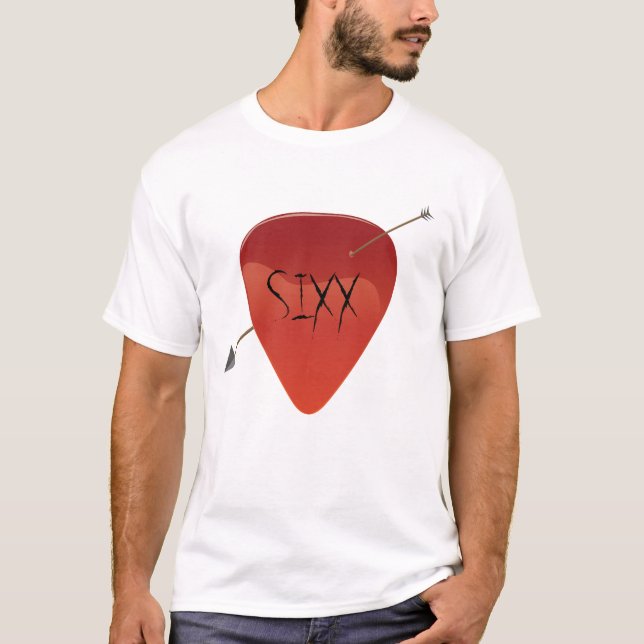 Sixx plockat-skjorta t-shirt (Framsida)