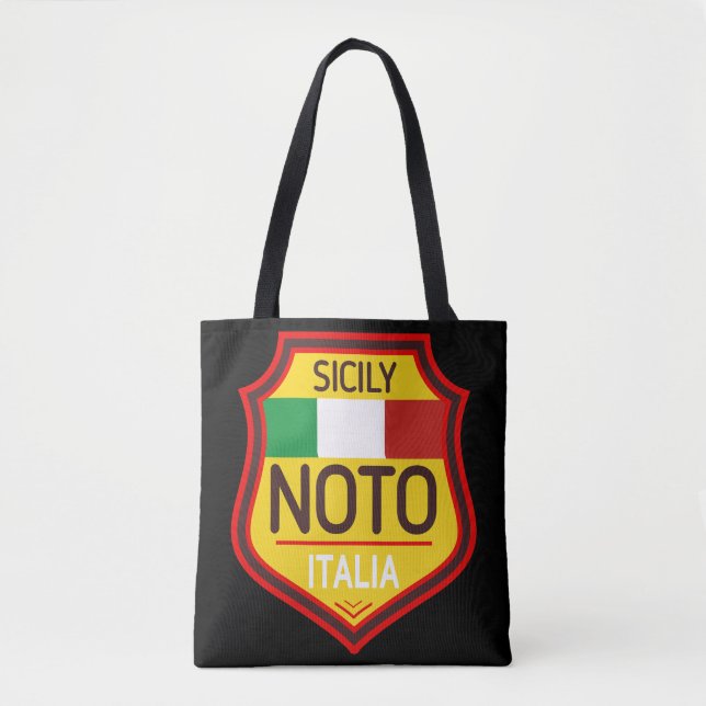 Sizilien italien noto emplem  tygkasse (Framsida)