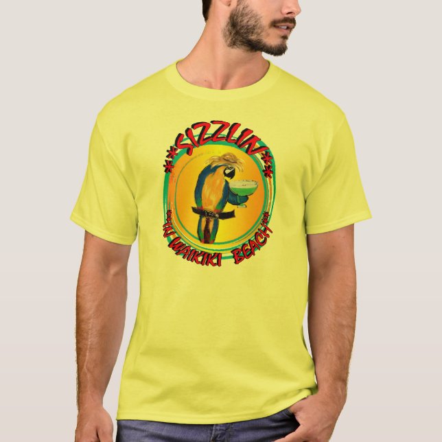 SIZZLANDE PAPAGAJER TEE (Framsida)