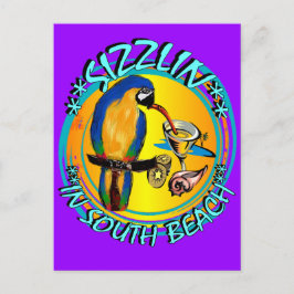 SIZZLANDE PAPAGAJER VYKORT