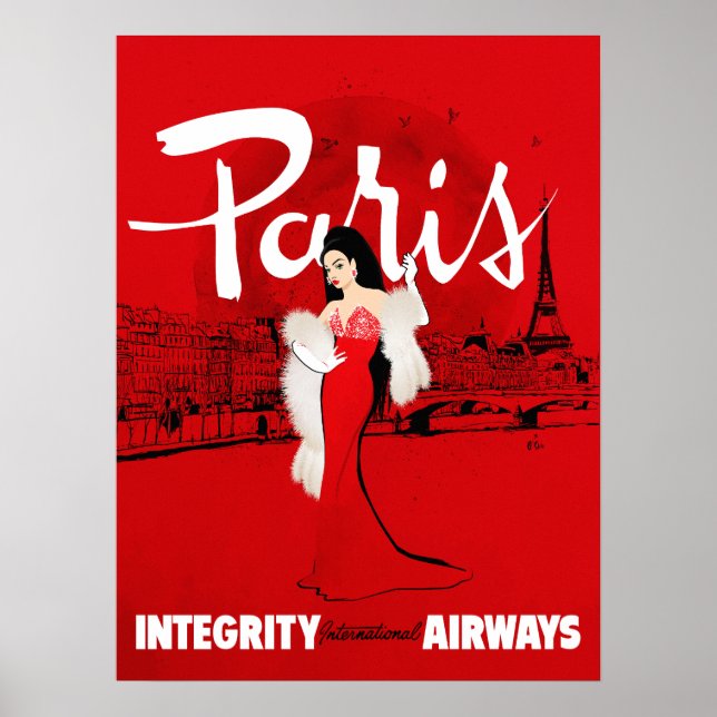 Sizzlar i Paris Poster (Framsidan)
