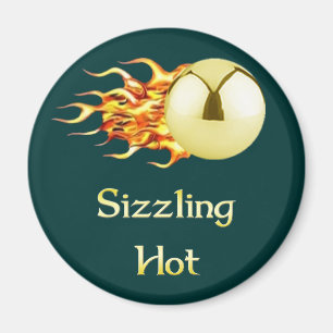 Sizzling av den hoade pinballen magnet