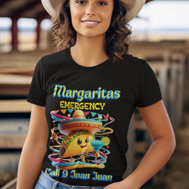 Sizzling Fiesta: Margaritas-Akutet T Shirt (Skapare uppladdad)