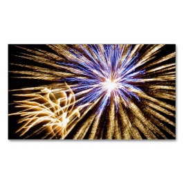 Sizzling Fireworks-Visning Magnetiska Visitkort