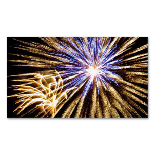 Sizzling Fireworks-Visning Magnetiska Visitkort