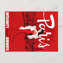 Sizzling in Paris Vykort