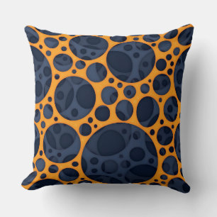 Sizzling Trippy Abstrakt Lava Hål Design Mönster Kudde