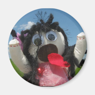 Sjabbig Ragdoll kylmagnet Magnet