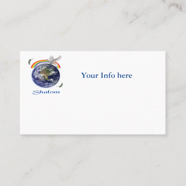 sjabbig visitkort (Framsida)