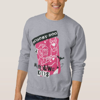 Sjaggy och Scooby-Doo Meddling Kids Punk Outline Lång Ärmad Tröja