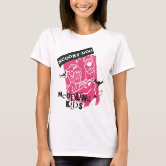 Sjaggy och Scooby-Doo Meddling Kids Punk Outline T Shirt