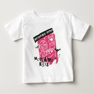 Sjaggy och Scooby-Doo Meddling Kids Punk Outline T Shirt