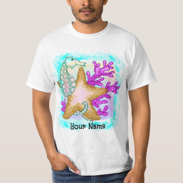 Sjähäst sjöstjärna Vänner t-shirt (Framsida)
