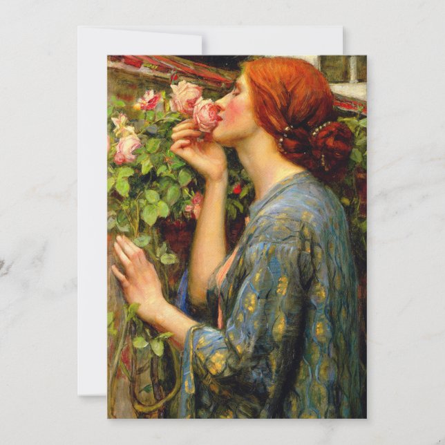 Själ av rosen John William Waterhouse Julkort (Framsida)