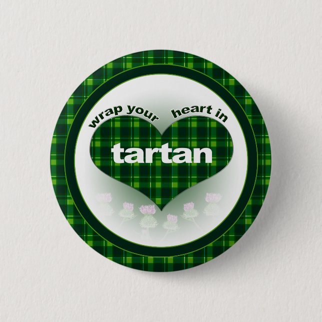 Sjal din hjärta i Tartan Knapp (Framsida)