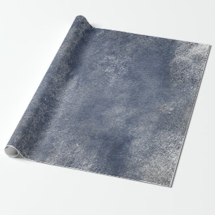 Sjal för blått för bekymrade silvergrått Grung Presentpapper