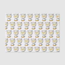 Sjal för gåva för silkespapper för Oliver