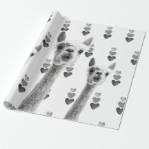 Sjal för Llamahjärtagåva