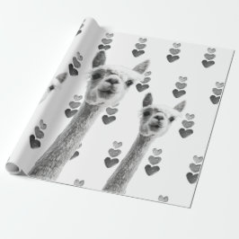 Sjal för Llamahjärtagåva Presentpapper