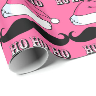 Sjal för mustaschSanta rosa gåva Presentpapper