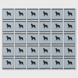 sjal för newfoundland hundgåva presentpapper