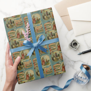 Sjal för party för ungevintagebok älskare belag presentpapper