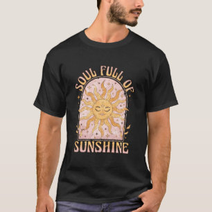 Själ Full Av Solsken Sol Och Måne Celestial Mystik T Shirt