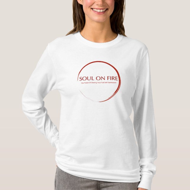 Själ i brand t shirt (Framsida)