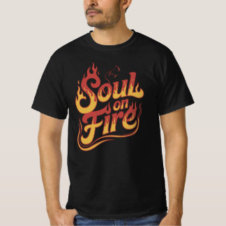 Själ i brand t shirt